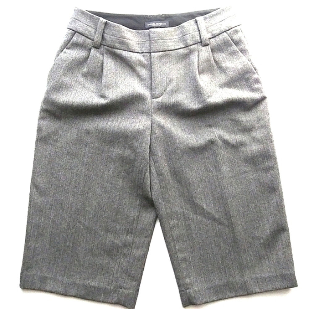 BANANA REPUBLIC WOOL HERRINGBONE BERMUDA SHORTS ACADEMIA PREPPY SCHOLAR